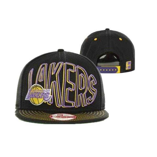 NBA Los Angeles Lakers NE Snapback Hat #90